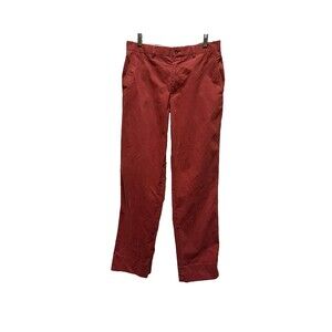 Brooks Brothers 346 Chinos Casual Pants 32 x 32 Red regent Fit Business Career